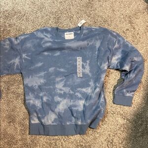 Old Navy Sky Blue Tie-Dye Top